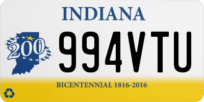 IN license plate 994VTU