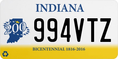 IN license plate 994VTZ