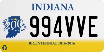 IN license plate 994VVE