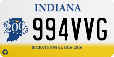 IN license plate 994VVG