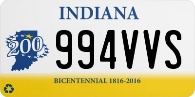 IN license plate 994VVS