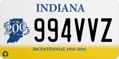 IN license plate 994VVZ