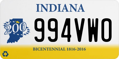 IN license plate 994VWO