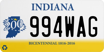 IN license plate 994WAG