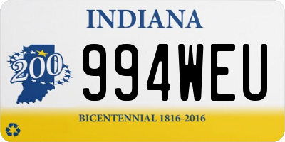 IN license plate 994WEU