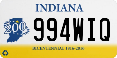 IN license plate 994WIQ