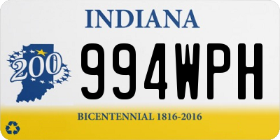 IN license plate 994WPH