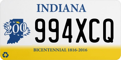 IN license plate 994XCQ