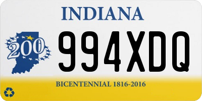 IN license plate 994XDQ