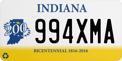 IN license plate 994XMA