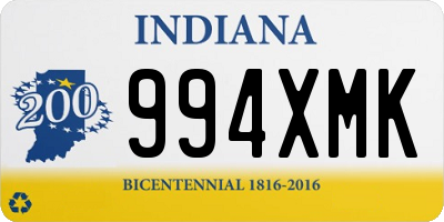 IN license plate 994XMK