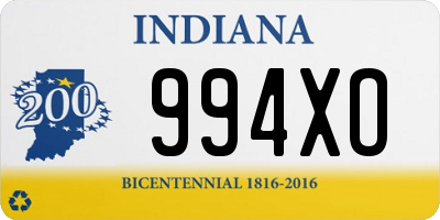 IN license plate 994XO