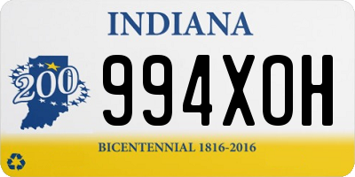 IN license plate 994XOH