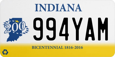 IN license plate 994YAM