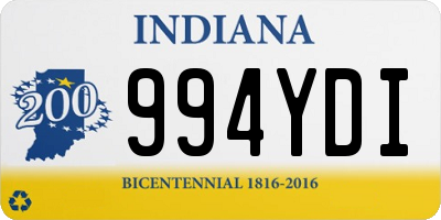 IN license plate 994YDI