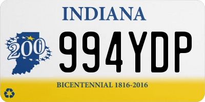 IN license plate 994YDP