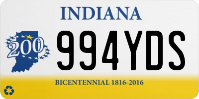 IN license plate 994YDS