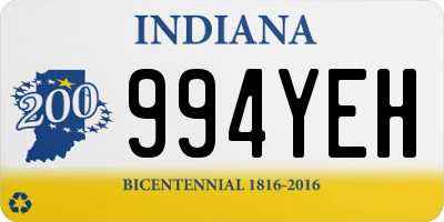 IN license plate 994YEH