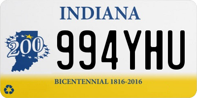 IN license plate 994YHU