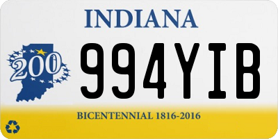 IN license plate 994YIB