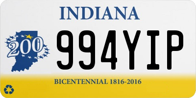 IN license plate 994YIP