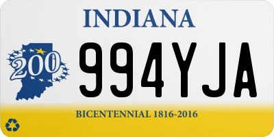 IN license plate 994YJA