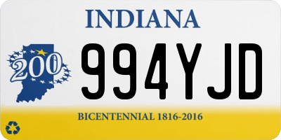 IN license plate 994YJD