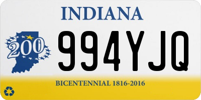 IN license plate 994YJQ