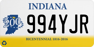 IN license plate 994YJR