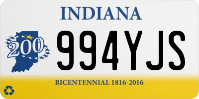 IN license plate 994YJS