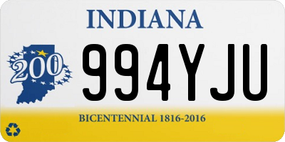 IN license plate 994YJU
