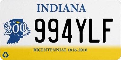 IN license plate 994YLF