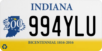 IN license plate 994YLU