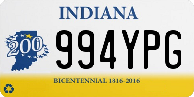 IN license plate 994YPG