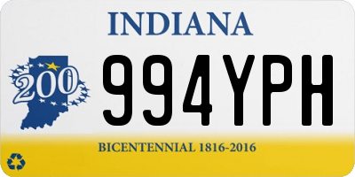 IN license plate 994YPH