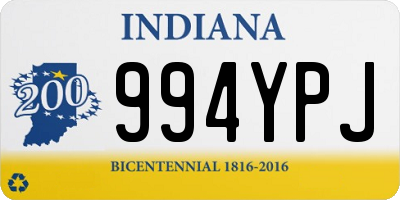 IN license plate 994YPJ