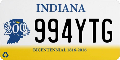 IN license plate 994YTG