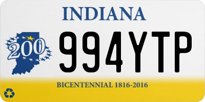 IN license plate 994YTP