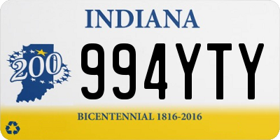 IN license plate 994YTY