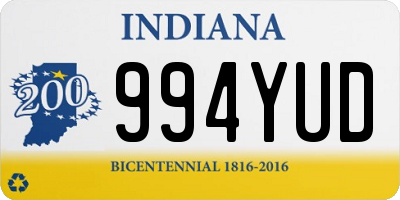 IN license plate 994YUD