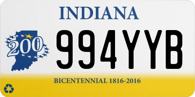 IN license plate 994YYB