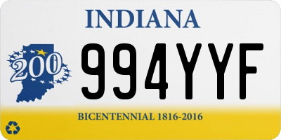 IN license plate 994YYF