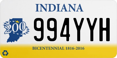 IN license plate 994YYH