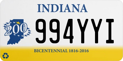 IN license plate 994YYI