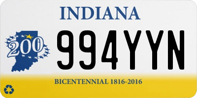 IN license plate 994YYN