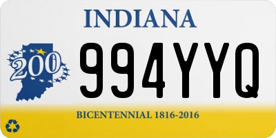 IN license plate 994YYQ