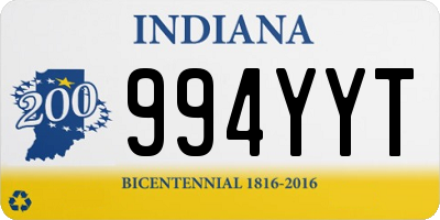 IN license plate 994YYT