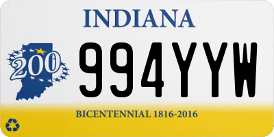 IN license plate 994YYW