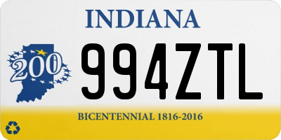 IN license plate 994ZTL