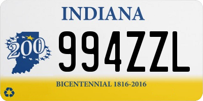 IN license plate 994ZZL